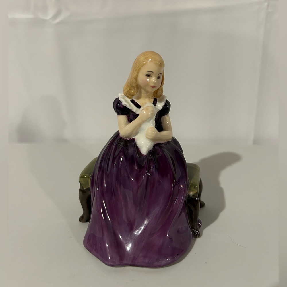 Royal Doulton Affection. Girl with Bunny
